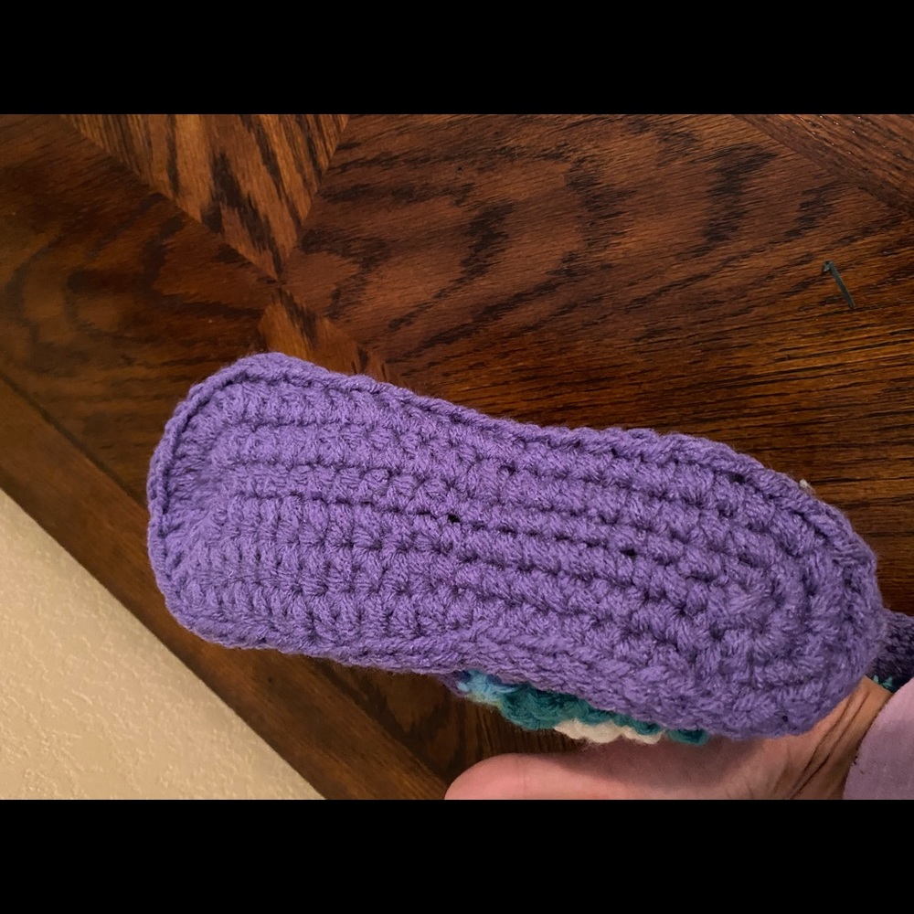 Handmade Crochet Booties - Picture 5 of 5